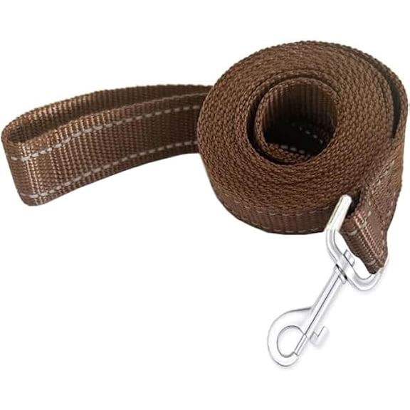 Eryueer Reflective Dog Leash 7Ft /8 Feet Long, 1 Inch Wide, for Small and Medium Dogs