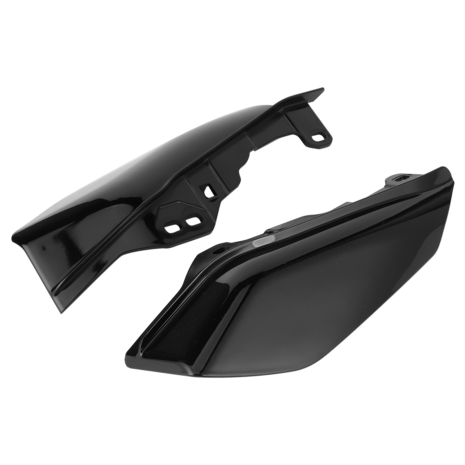 TCMT Chrome/Black Mid-Frame Air Deflectors For Harley Touring & Trike (2009-2023)