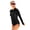 Black, variant on Women's Chlorine Resistant Quick-Dry Long Sleeve Swim Rash Guard