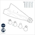 thumbnail image 2 of Nordic Ware 6 Piece Jumbo Decorating Set, 2 of 2