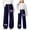 C-Dark Blue73, variant on JIAYUE Kids Girls Valentines Day Trousers Bowknot Print High Waisted Straight-Leg Long with Drawstring Girlfriend Slacks For Teens Stylish Everyday Pants
