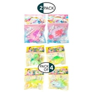 Unicorn and Dinosaur Balloon Ball Inflatable Kids Novelty Fun Toy Pack of 6