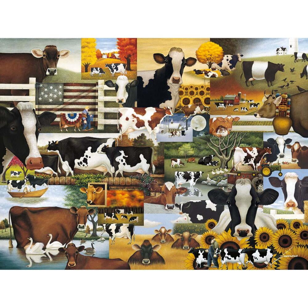 LANG HERRERO'S COWS PUZZLE - 500 PC - Walmart.com