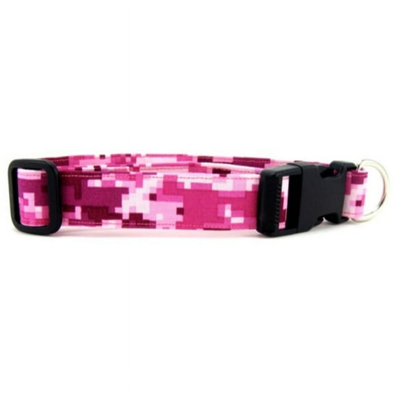 Pink Digital Camo Dog Collar - Size - Mini