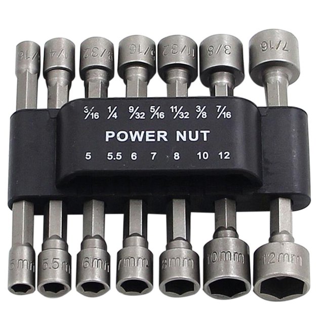 Llave De Torsión Juego de 14 brocas de cabeza de casquillo hexagonal para llave dinamométrica de 5 a 12 mm Tmvgtek Para estrenar
