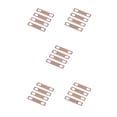 thumbnail image 1 of Wosthever 4 Pieces Brass Neck Wedges Metal 0.2mm Adjust Heightening Shims Connection 0.5mm Replacement Gasket Instrument Parts Accessories Type2 NO2 Wosthever CBP470908, 1 of 6
