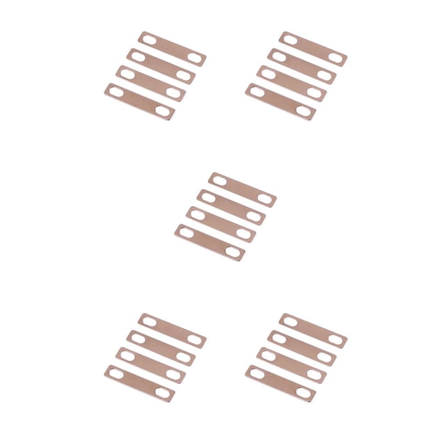 Wosthever 4 Pieces Brass Neck Wedges Metal 0.2mm Adjust Heightening Shims Connection 0.5mm Replacement Gasket Instrument Parts Accessories Type2 NO2 Wosthever CBP470908