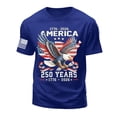 thumbnail image 6 of 250 Anniversary USA Shirt Mens Flag Tshirt 250th America Anniversary Tee 250 Years Patriotic Tops, 6 of 6