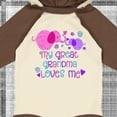thumbnail image 4 of Inktastic My Great Grandma Loves Me Cute Elephants Boys or Girls Long Sleeve Baby Bodysuit, 4 of 5