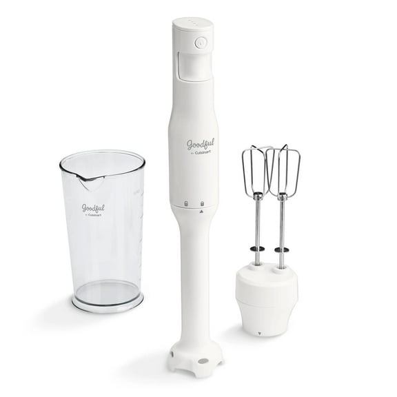Goodful by Cuisinart HB400GF Variable Speed Mixer Attachment, Hand Blender, white