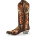 thumbnail image 3 of Corral Women's Floral Embroidered Lamb Western Boot Snip Toe - A3597 11 M  US, 3 of 7
