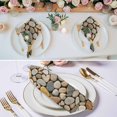 thumbnail image 2 of Cloth Napkins Set of 2 - 20x20 Inches, Cobblestones Washable Reusable Table Napkins, Gravel Rock Natural Stones Pattern Art Soft & Absortbent Dining Napkin for Party Wedding Hotel Restaurant, 2 of 8