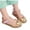 Gold, variant on Eltusu Girls Jelly Sandals with Strap, Closed Toe PU Princess No Slip Summer Shoes Gold Size 1(Big Kids)