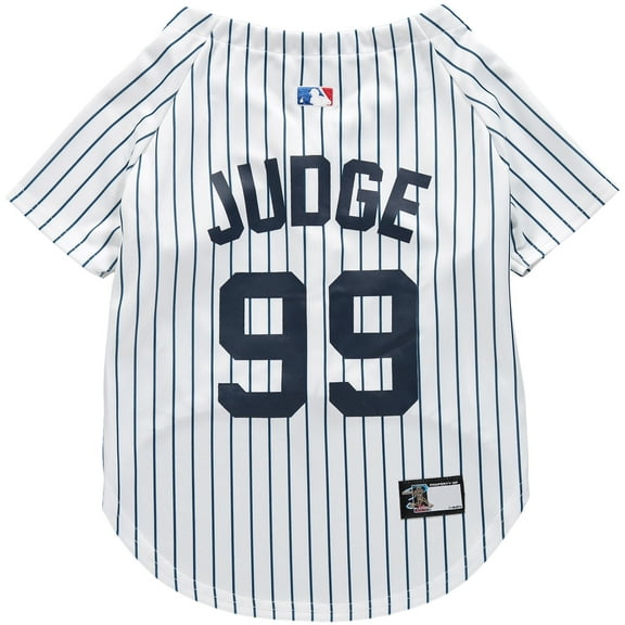 pets first mlbpa aaron judge mesh jersey for dogs and cats - licensed soft poly-cotton jersey