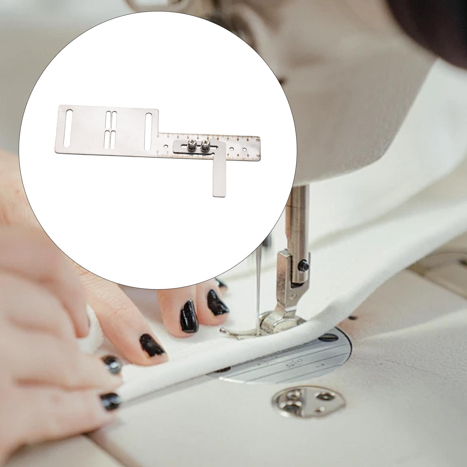 Adjustable Buttonhole Gauge Measuring Ruler Sewing Tool Stainless Steel Material Compatible with 1790 781 Users