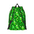 thumbnail image 3 of Balery St Patrick's Day2 Vintage Canvas Backpack for Men and Women - Large Capacity, Durable Travel Laptop Bag for School, Work, Hiking, and Outdoor Activities, 3 of 7