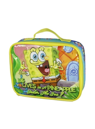 Nickelodeon SpongeBob SquarePants Characters Squidward Patrick Mr. Krabs  Sandy Plankton Gary 5 PC Backpack Lunchbox Icepack Water Bottle