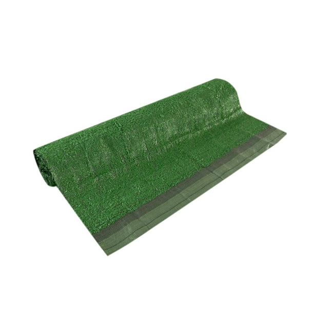 Alfombra de césped artificial - Polipropileno, base de goma, agujeros de drenaje, para decoración interior/exterior