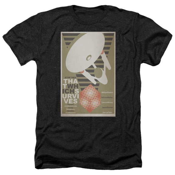 Star Trek - Tos Episode 72 - Heather Short Sleeve Shirt - X-Large