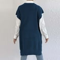 thumbnail image 6 of Ailaofu Women's Fall Sweater Vest Dress Winter Sweater 2025 Oversized, 6 of 7