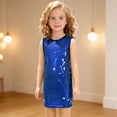 thumbnail image 2 of XXWXYD Teen Girls Par𝗍y Dress Glitter Sequin Fancy Formal Holiday Dress Casual Wedding Birthday Dance Dresses Celebration Outfit Festive Skirt, 2 of 4