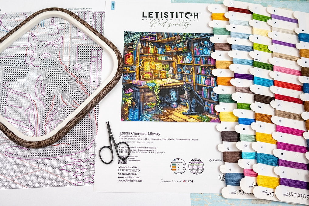 Charmed Library L9935 Counted Cross Stitch Kit