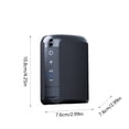 thumbnail image 3 of Altavoz Bluetooth para coche Blaxil, subwoofer portátil de graves, sistema de sonido impermeable para exteriores, minialtavoz, compatibilidad universal, color negro. Oferta disponible., 3 of 6