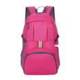 thumbnail image 1 of Naiovety Mochila impermeable y resistente al desgarro para acampar y hacer senderismo Mochila de viaje plegable al aire libre Mochilas de mochilero Rosa 20-35L, 1 of 6
