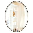 thumbnail image 5 of OVALCREST - Singapore Framed Floating Oval Mirror - Rubbed Bronze - 20 5/8" x 24 5/8", 5 of 8