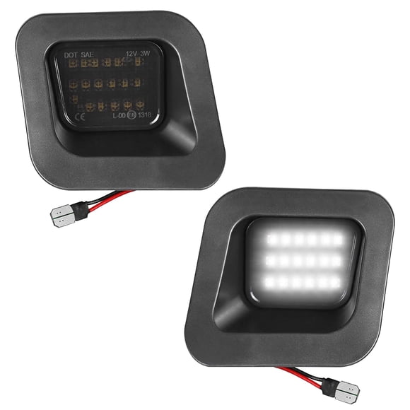 Lámpara de matrícula LESAUCE Full LED 6000K para Dodge RAM