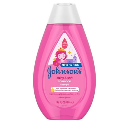 Johnson's Shiny and Soft Shampoo 13.6 fl oz (Pack of 4)
