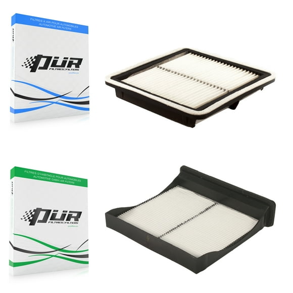 PUR 1x Air + 1x Cabin Filter (2 Total) Kit for Car Subaru Forester Impreza XV Crosstrek WRX STI KFL-100010