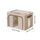 thumbnail image 3 of Contenedores de almacenamiento, cajas de almacenamiento transparentes con ventana, apilables, de tela Oxford, organizadores de ropa plegables, cajas de almacenamiento de tela Oxford, 3 of 6