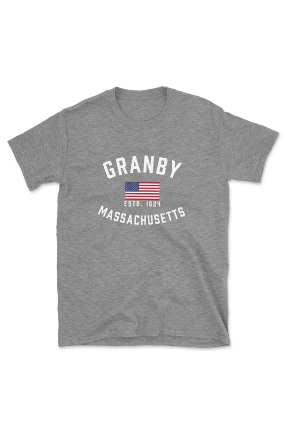 Granby Massachusetts Patriot Men's Cotton T-Shirt