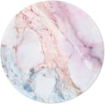 thumbnail image 1 of Alfombrilla de ratón redonda de mármol FloreceBien, alfombrilla de ratón con textura premium personalizada de mármol rosa, base de goma antideslizante, alfombrilla de ratón pequeña, 1 of 5