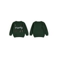 thumbnail image 2 of Miaouyo 3-6T Kids Baby Girls Boys Christmas Sweater Candy Cane Gingerbread Letter Embroidered Crewneck Long Sleeve Knit Tops, 2 of 9