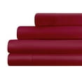 thumbnail image 2 of Superior Egyptian Cotton Eco-Friendly 700 TC Sheet Set, California King, Burgundy, 2 of 7