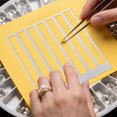 thumbnail image 2 of 3D Printed Art Ruler Grid Tool for Precise Painting Drilling and Craft Projects with Square Multiple Rectangle Design, 2 of 4