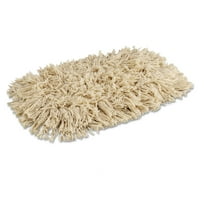 Mop Head, Dust, Cotton, 12 X 5, White | Bundle of 5 Each