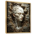 thumbnail image 2 of Designart "Forgotten Memories Surrealism Portrait I" Surrealism Floater Framed Wall Art Print, 2 of 7