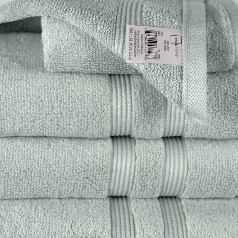 Hand Towel 15X25 White Cotton Blend Bulk Pack Wash Soft Absorbent Towels  Set