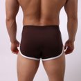 thumbnail image 4 of khonts,Men's Underwear High-End Shorts Fashion Casual Sexy Low Waist Men’s Pants for Ultimate Comfort and Style Coffee XL, 4 of 5
