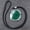 Green, variant on Natural Rope Wrap Agate Slice Colorful Stone Crystal Necklace Irregular Pendant-White