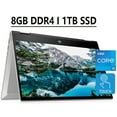 thumbnail image 1 of HP Pavilion x360 14 2-in-1 Business Laptop 14" Diagonal FHD IPS Touchscreen 11th Gen Intel Quad-Core i5-1135G7 8GB DDR4 1TB SSD Intel Iris Xe Graphics B&O Audio HDMI USB-C WiFi6 Win10 Silver, 1 of 5