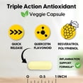 thumbnail image 4 of Mason Natural NAD+ with Resveratrol & Quercetin, 600 mg NAD+ Formula, Cellular Energy & Antioxidant Support, Brain Health & Vitality, Suitable for Vegetarians, 60 Capsules, 4 of 7