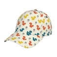 thumbnail image 6 of Lsque Colorful Squirrel Baseball Cap Trucker Low Profile Hat Golf Dad Hat Adjustable Original Classic Unconstructed Plain Cap Men Women, 6 of 9