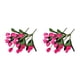 thumbnail image 4 of Flores Artificiales Tulipanes de Seda Yuarrent 2 uds Color Púrpura, 4 of 6