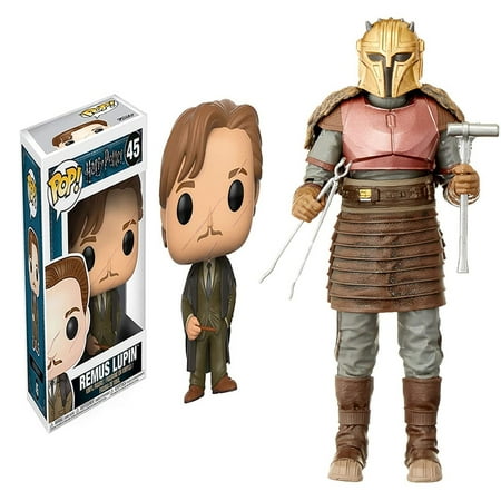 Movies -Remus Lupin Toy+ The Black Series The Armorer Toy 6-Inch Scale The Mandalorian Collectible Action Figure, Pack of 2