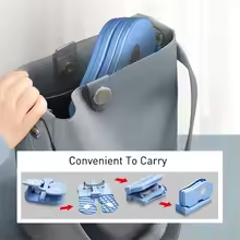 thumbnail image 5 of Mini Foot Stepper Machine Under Desk Pedal for Travel Under Desktop Indoor Household Mute Stepper Tension Board Aerobic Fitness (Blue), 5 of 7