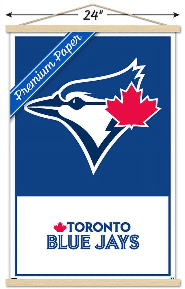 MLB Toronto Blue Jays - Logo 22 Wall Poster with Magnetic Frame, 22.375" x 34"